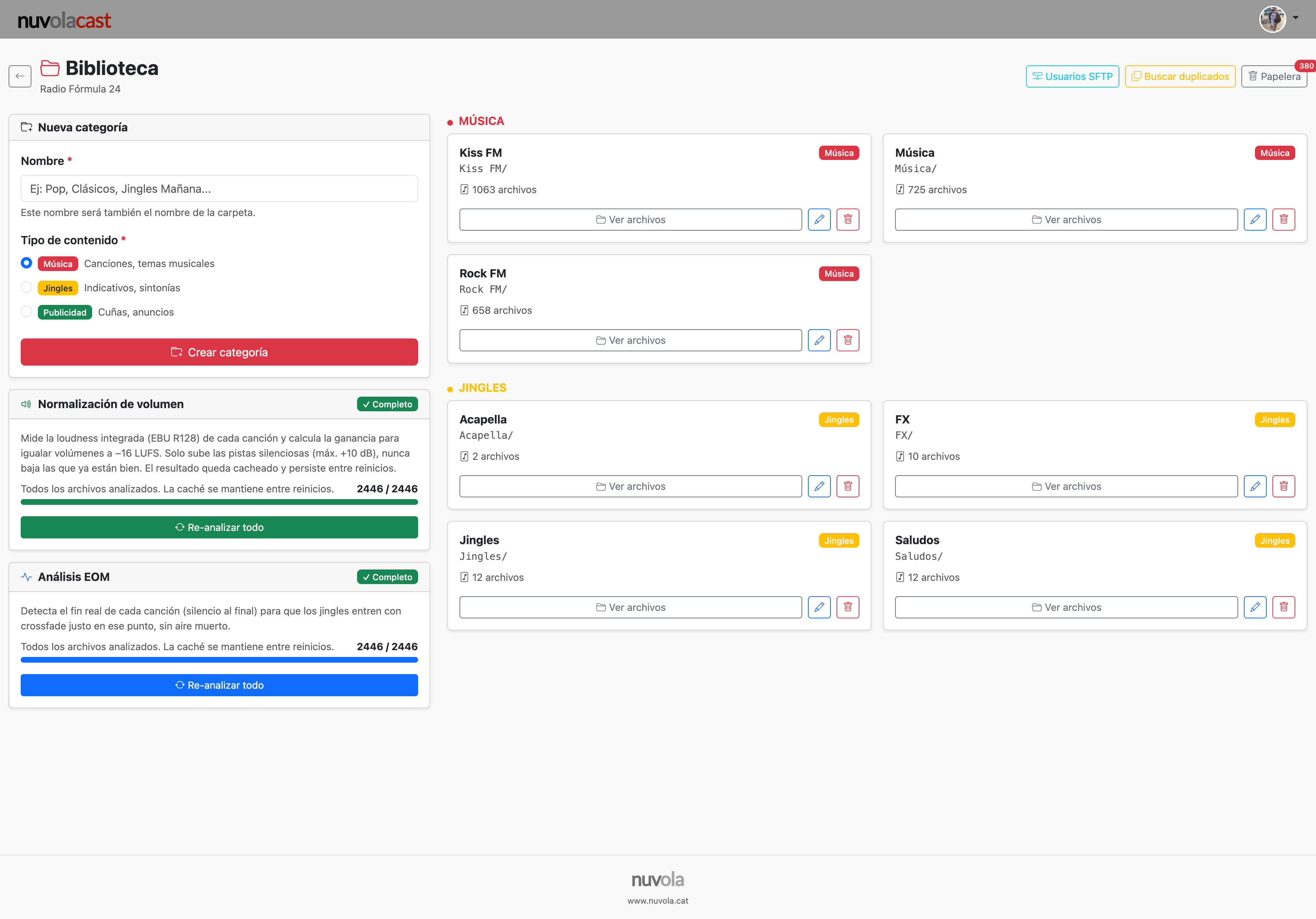 Biblioteca de contenidos
